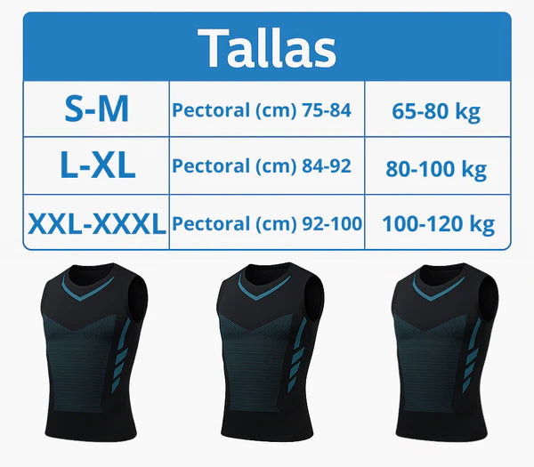 🔥 FiberPulse™ Camiseta Reductora - Tecnología Iónica e Infrarroja