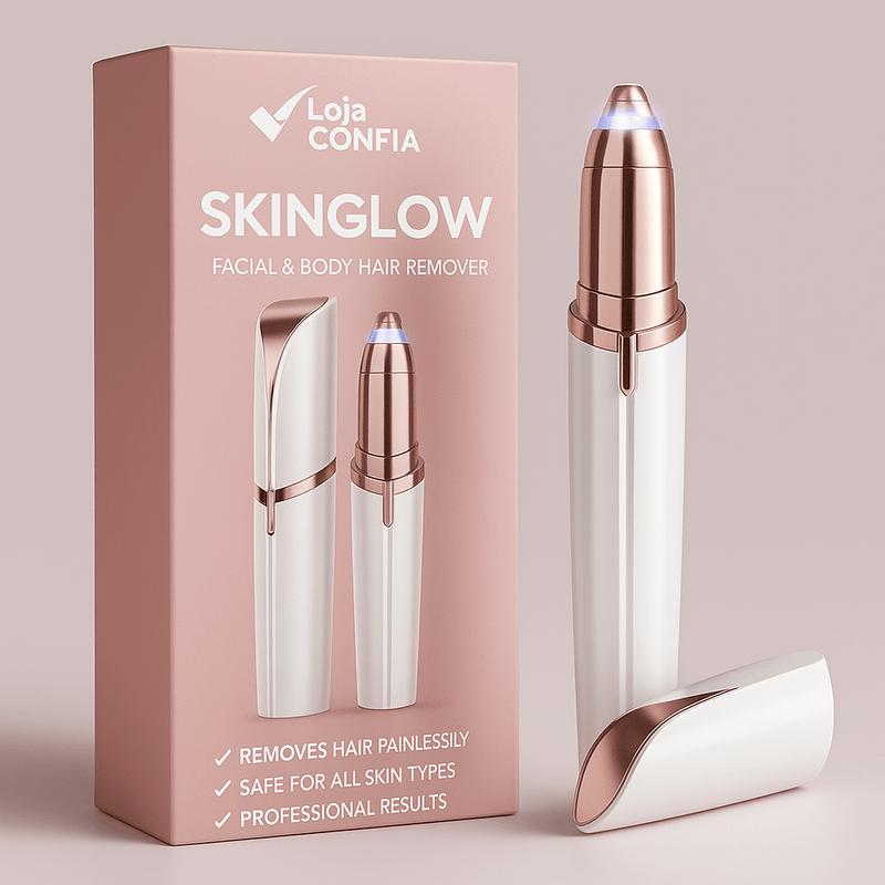 Pluma Depiladora SkinGlow Facial y Corporal | Piel Suave en Minutos